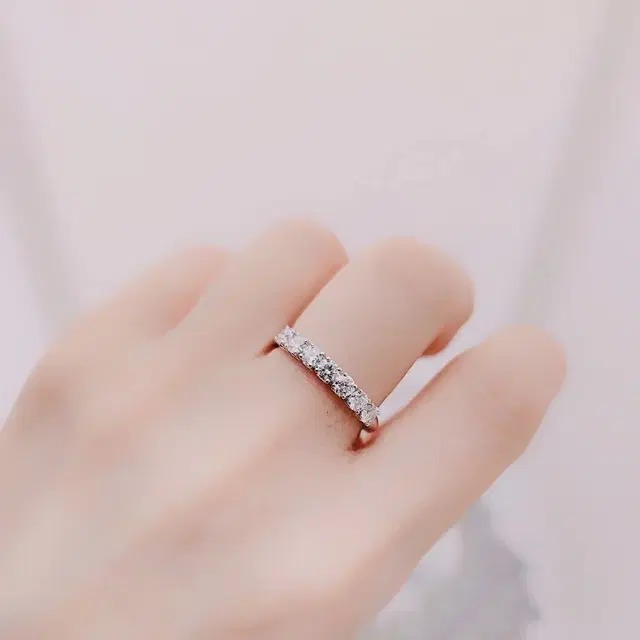 18k 골든듀 다이아 반지
